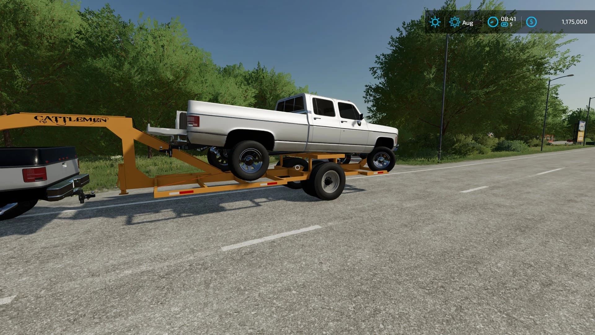 GOOSENECK BALE TRAILER
