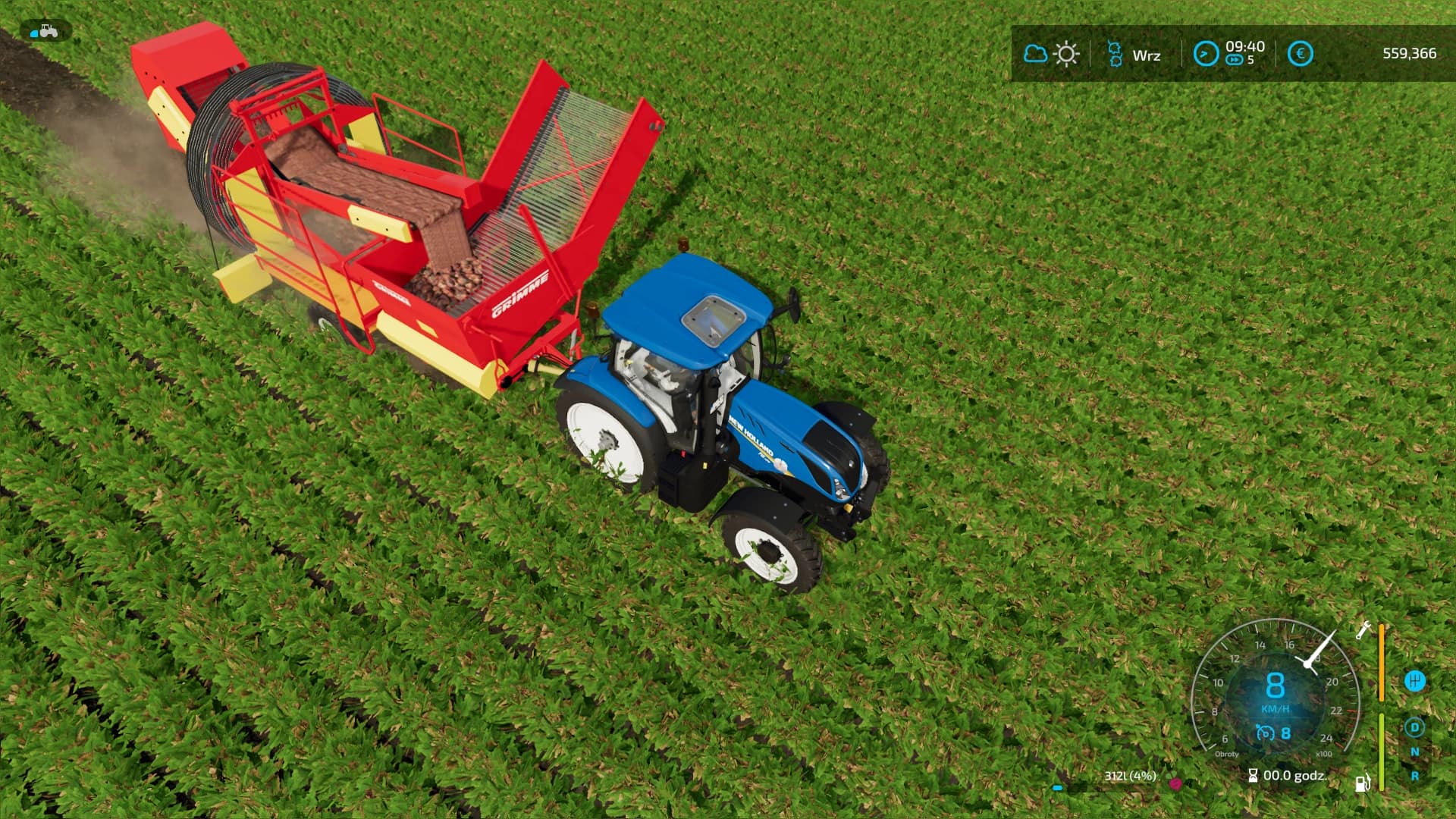 GRIMME DR-1500 POTATOES, CARROTS, PARSNIPS AND RED BEET