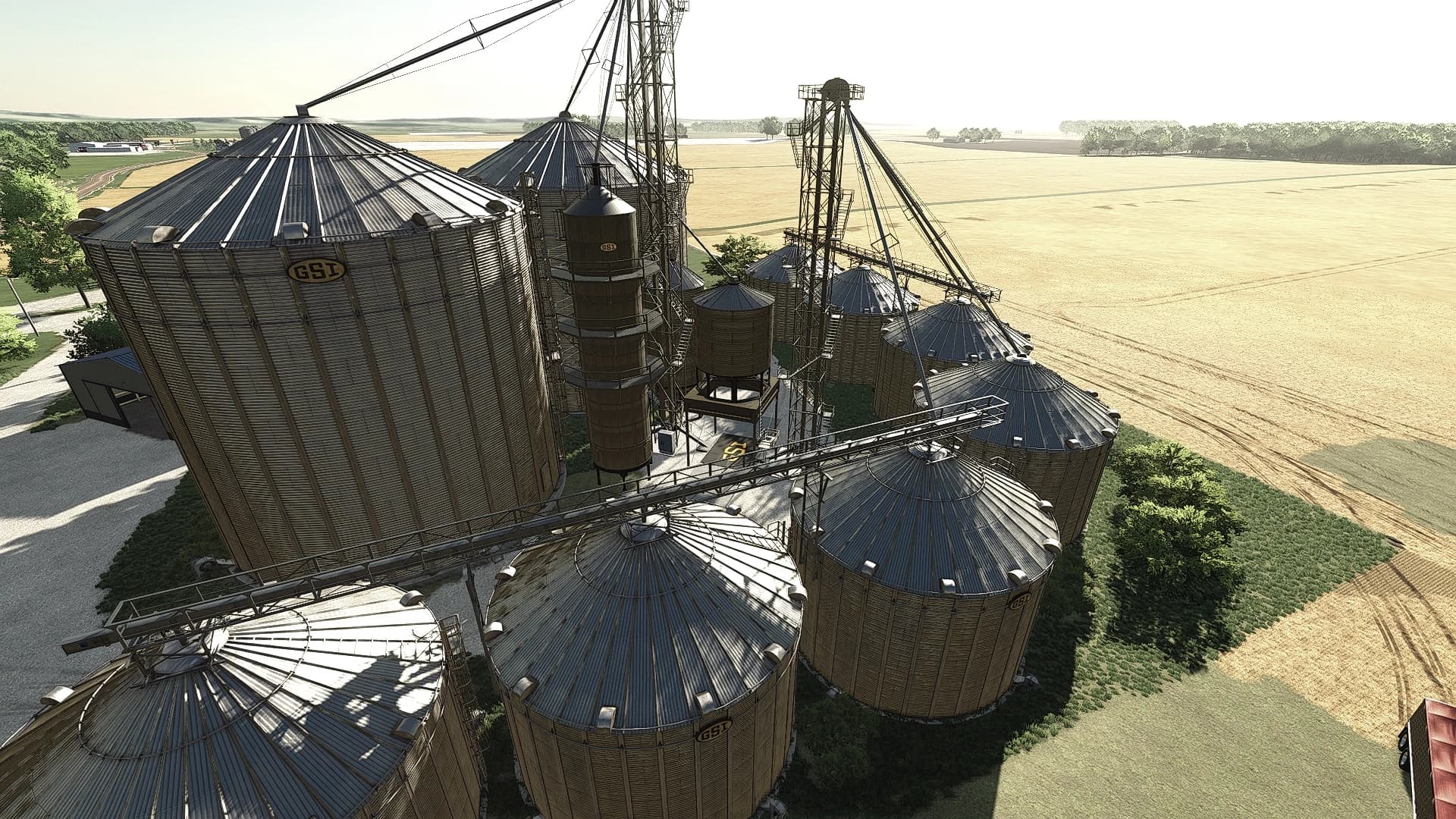 GSI GRAIN BIN SITE WITH DRYER