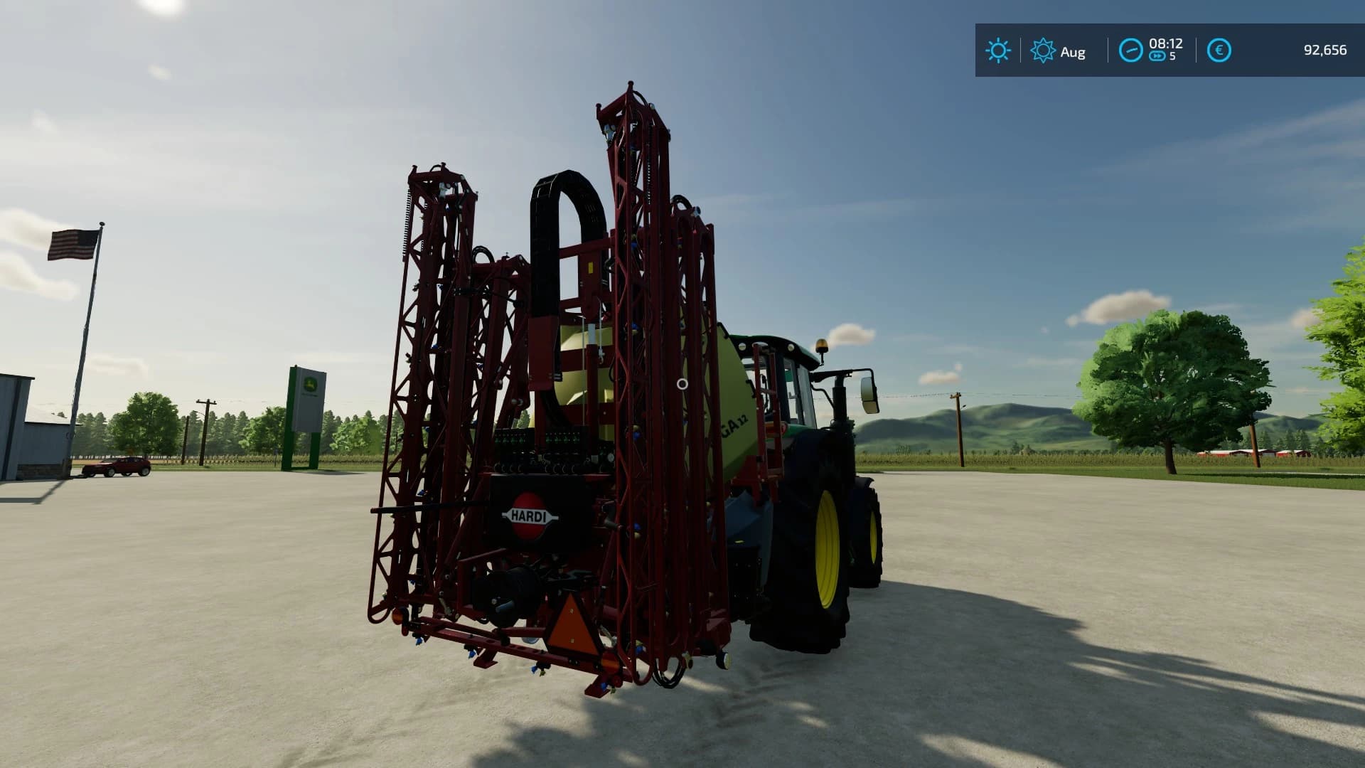 HARDI 1200L WITH SEE AND SPRAY