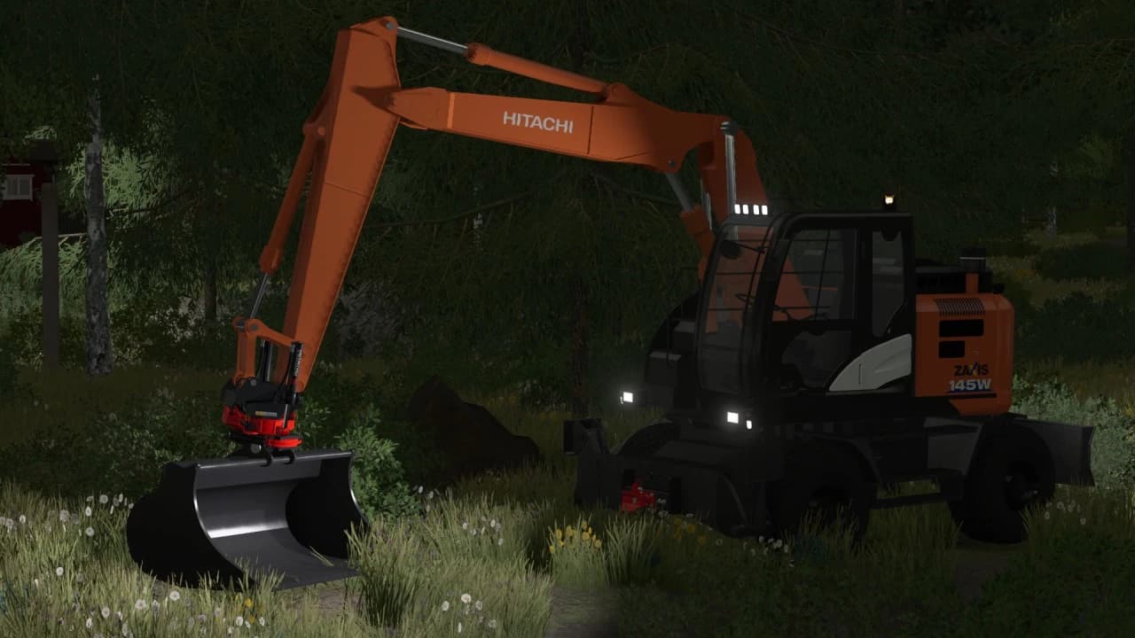 HITACHI ZAXIS 145W ROTOTILT