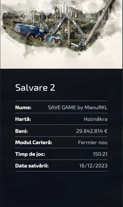 HOLMAKRA SAVE GAME