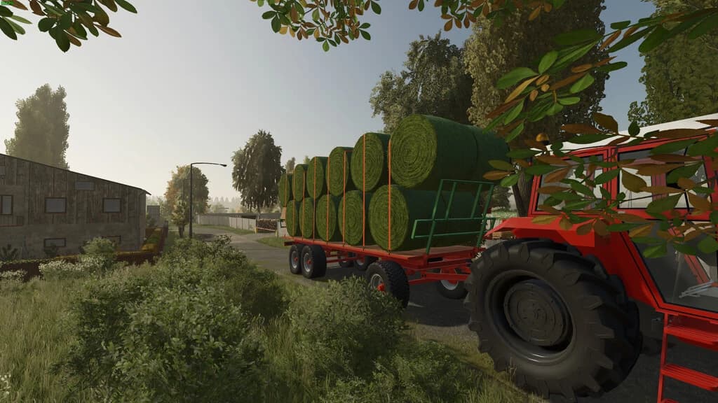 HOMEMADE BALE TRAILER