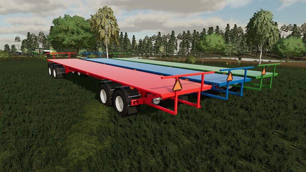 HOMEMADE FLATBED TRAILER