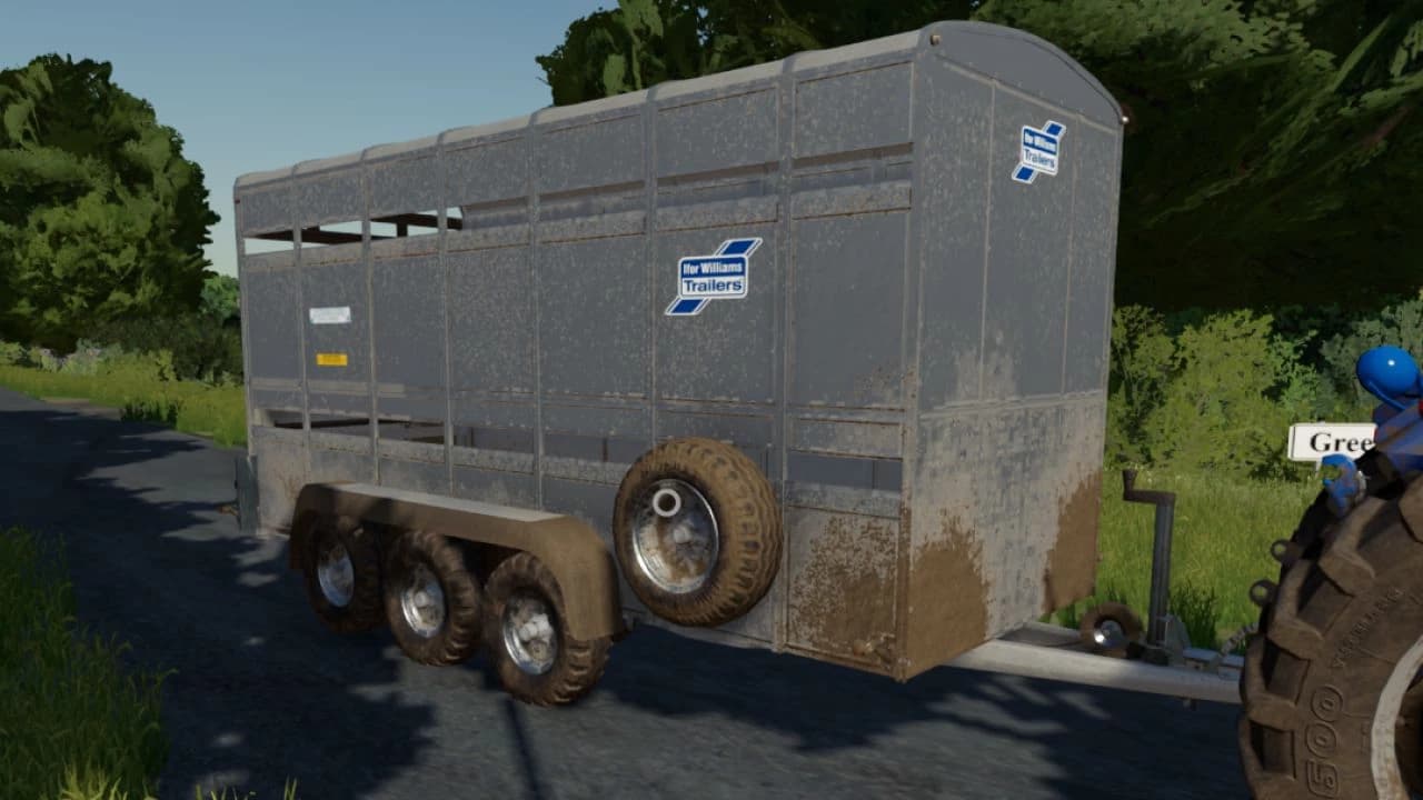 IFOR WILLIAMS LIVESTOCK TRAILER