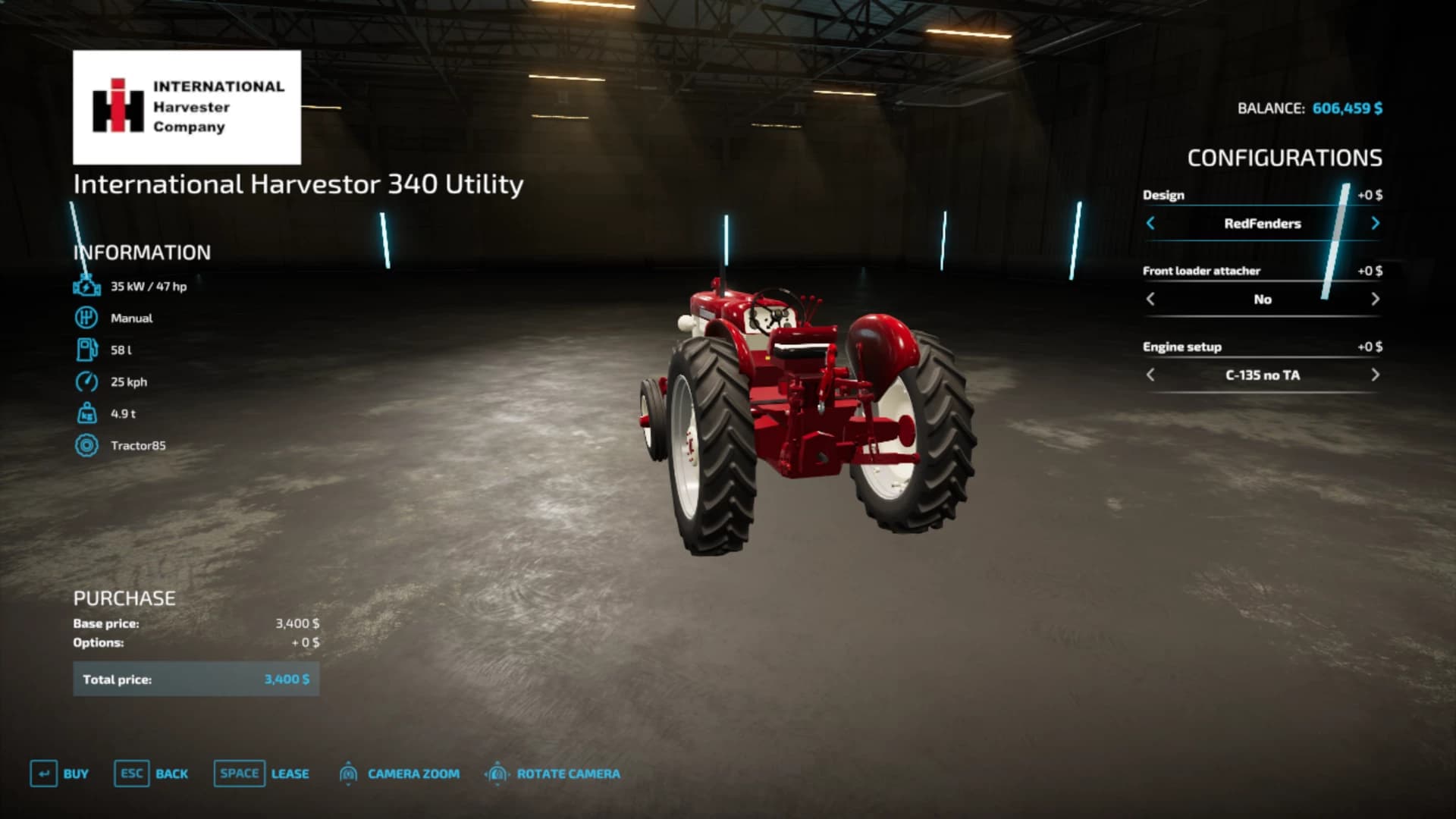 INTERNATIONAL HARVESTER 340 UTILITY