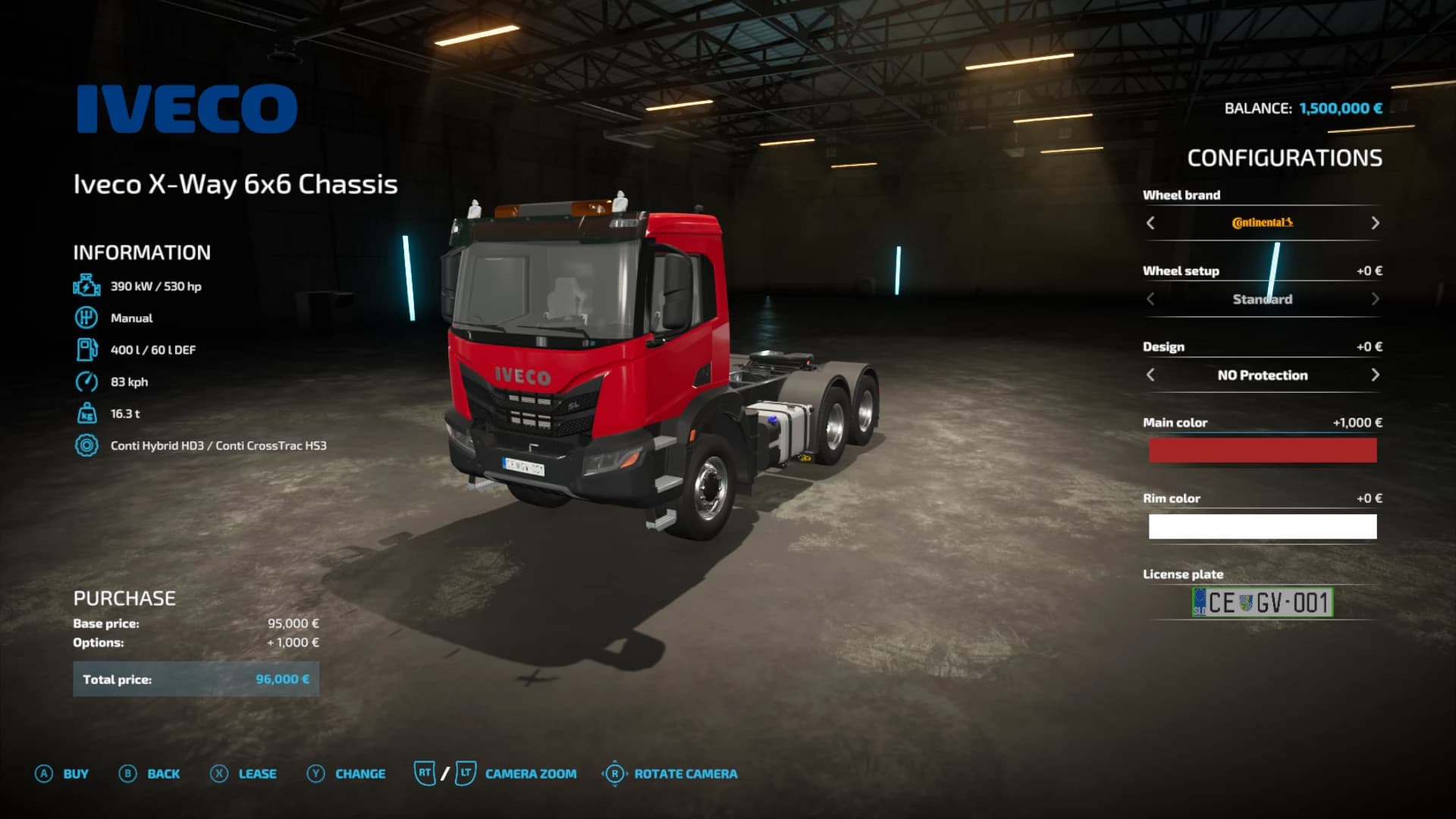 IVECO X-WAY 6X6 SEMI