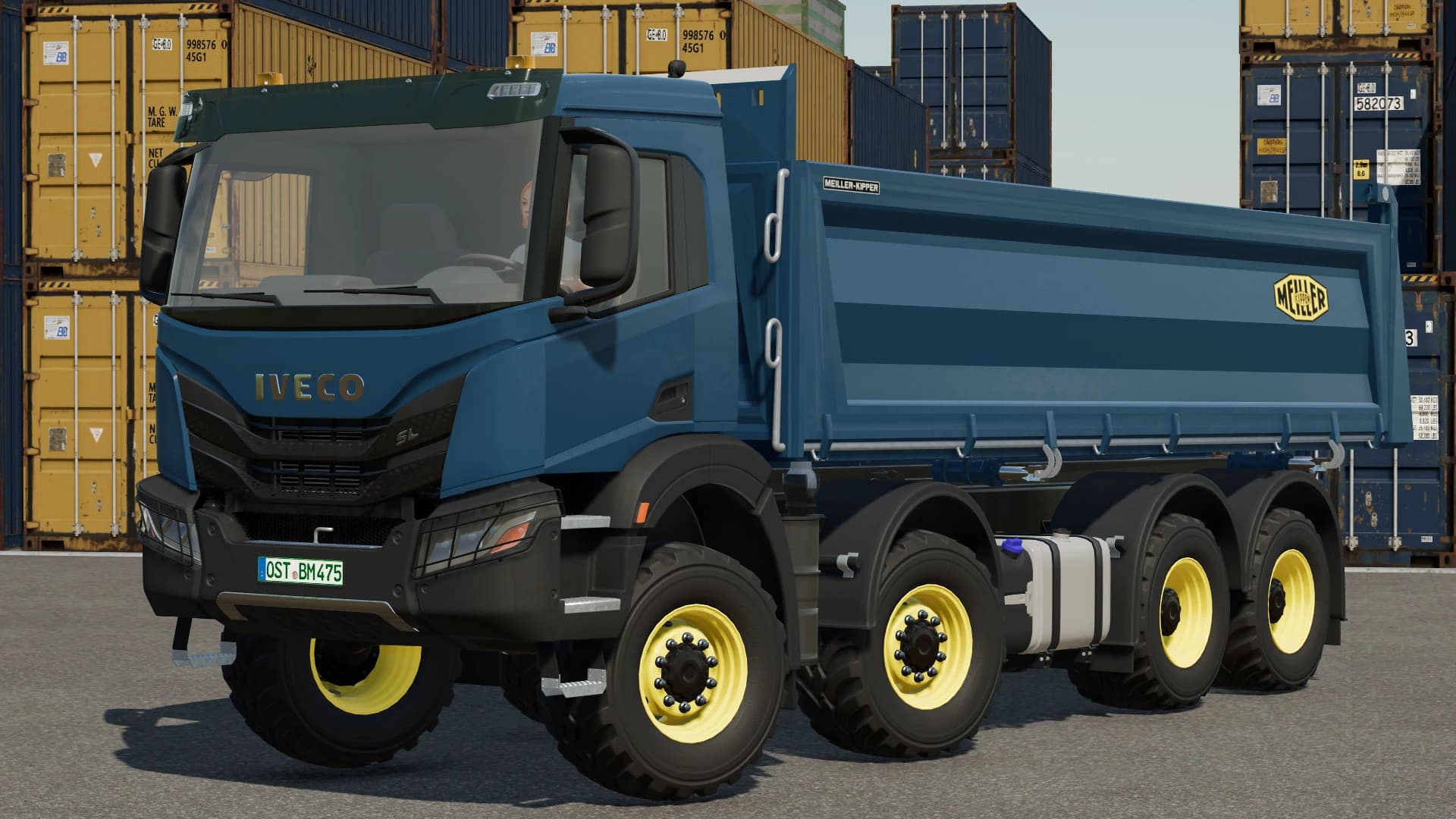 IVECO X-WAY 8×8 MEILLER KIPPER TRUCK