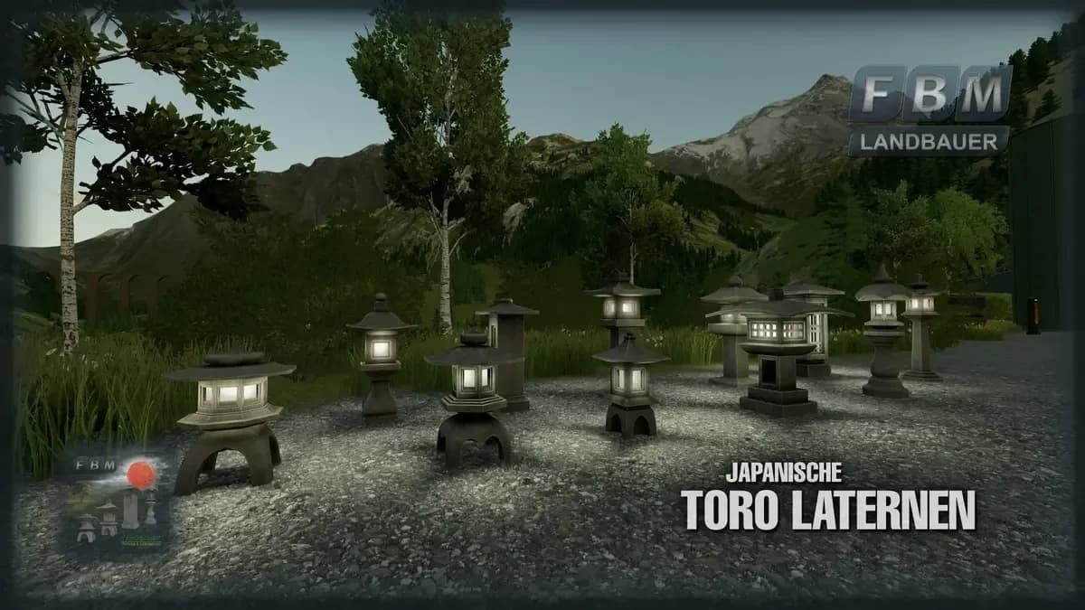 JAPANESE TORO LANTERNS