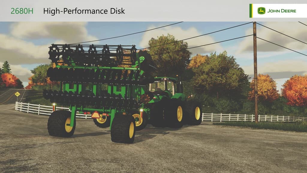 JOHN DEERE 2680H HIGH-PERFORMANCE DISK