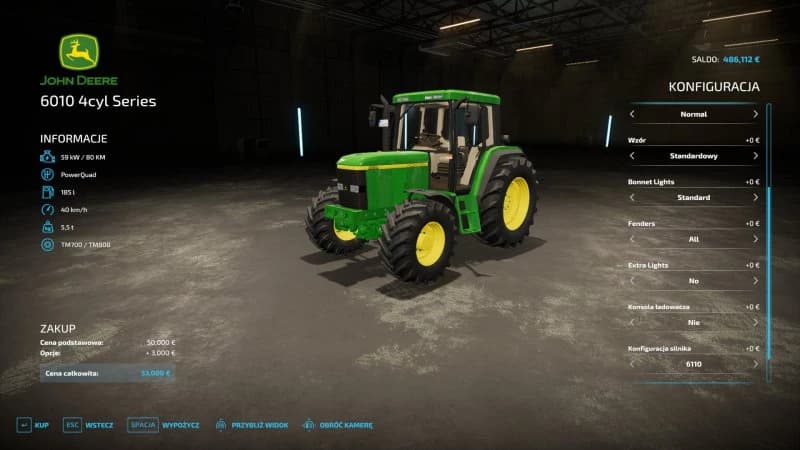 JOHN DEERE 6000 & 6010 4CYL SERIES