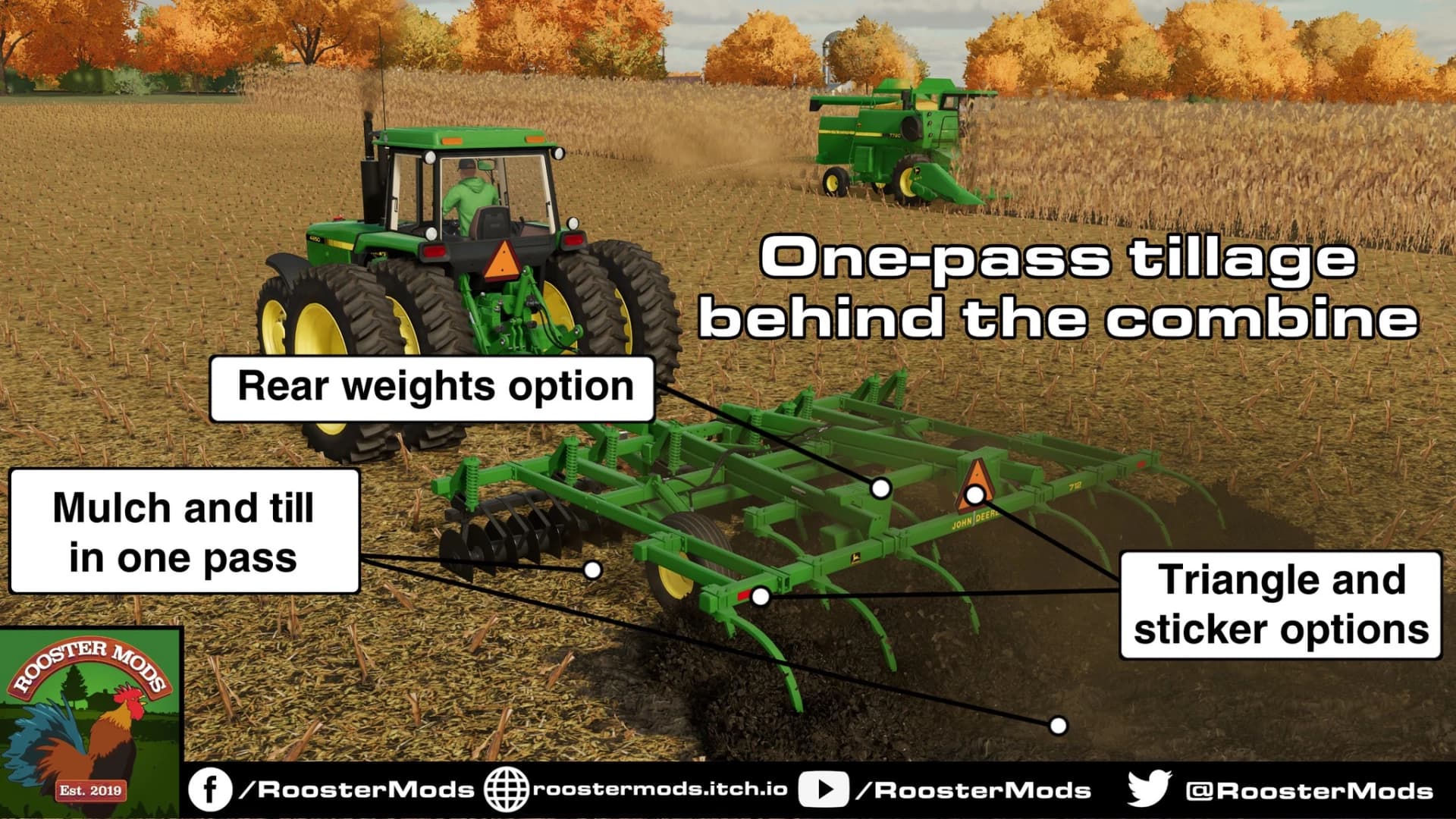JOHN DEERE 712 MULCH TILLER