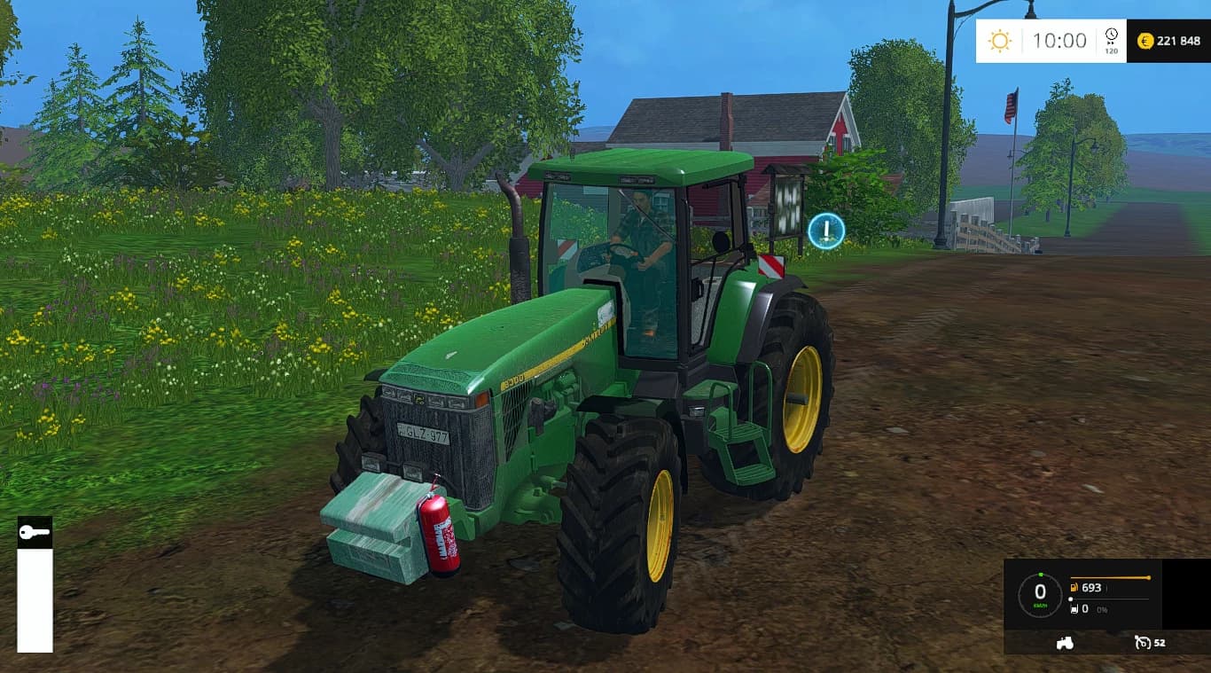 JOHN DEERE 8300 4WD OLD GOOD GRREN USA