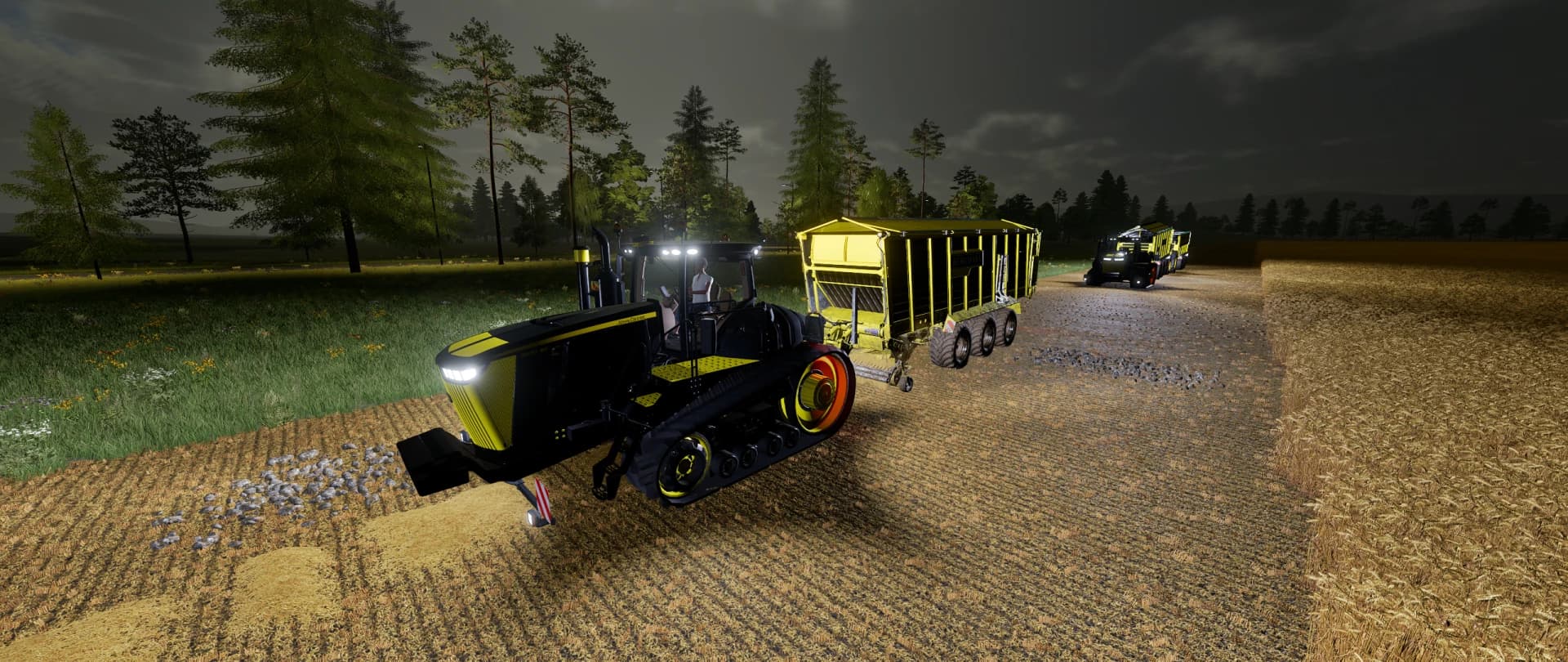 JOHN DEERE 9RT BLACK & YELLOW