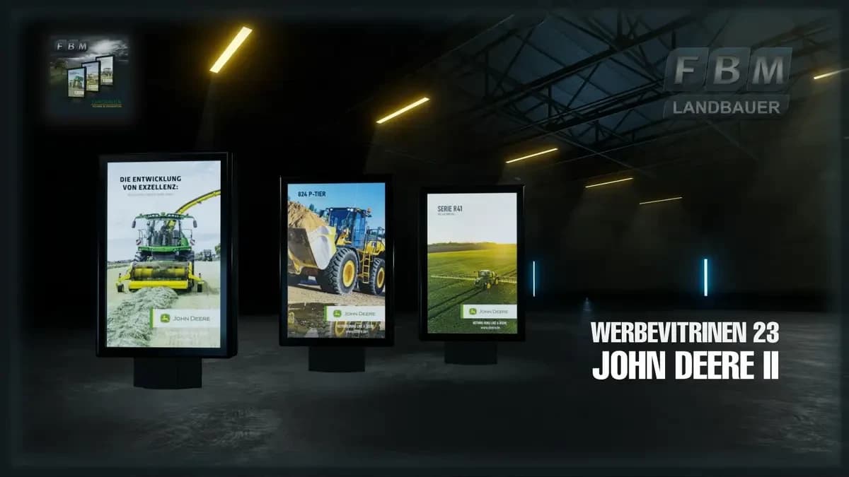 JOHN DEERE II ADVERTISING SHOWCASES 23