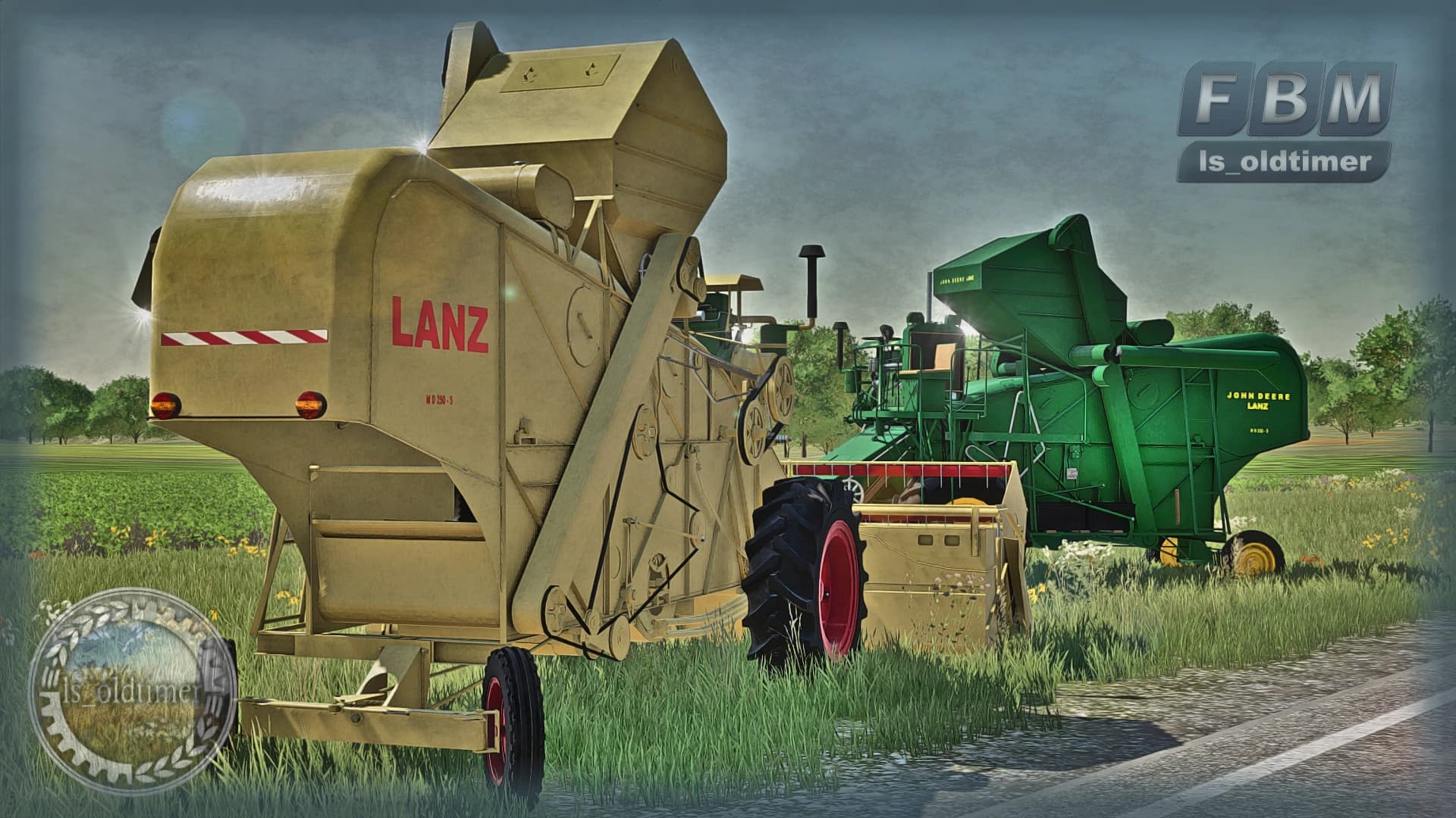 JOHN DEERE LANZ COMBINE HARVESTER MD-250-S