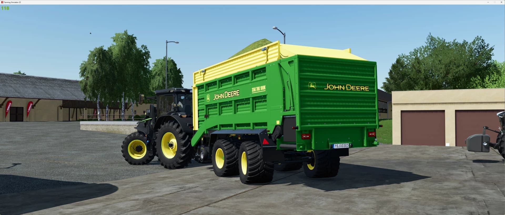 JOHN DEERE RAPID 35-100K FORAGE WAGON