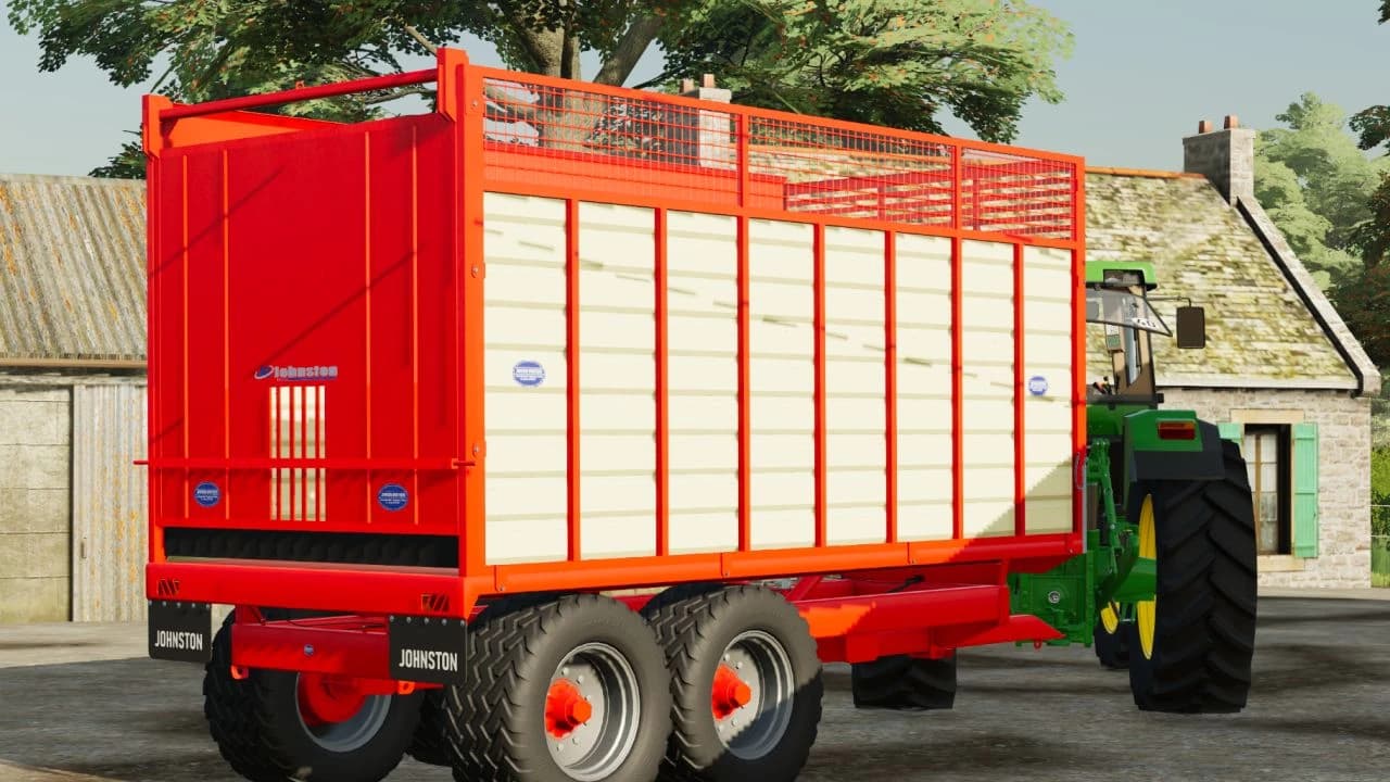 JOHNSTONS SILAGE TRAILER 16X8