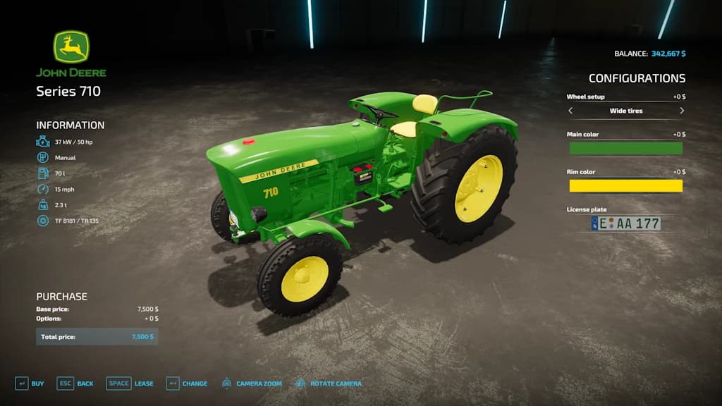 John Deere 710 Rust Edition