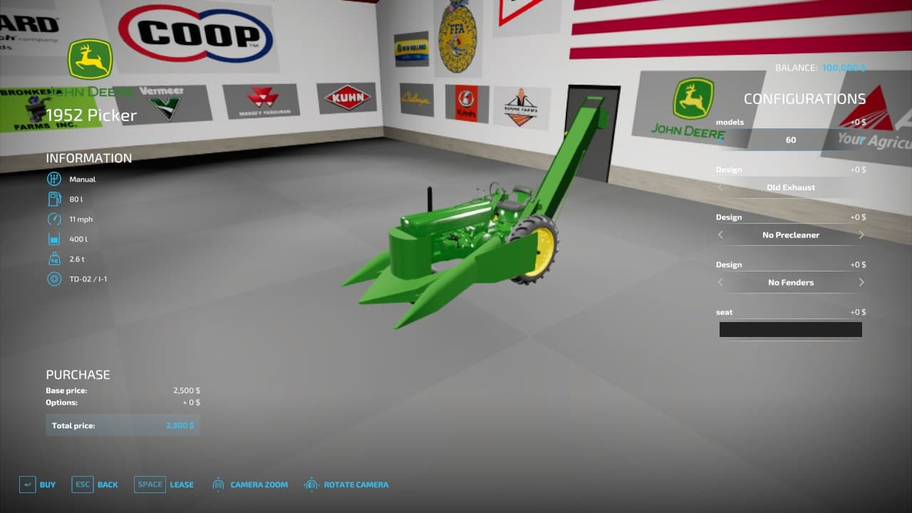 John Deere Corn Pickers