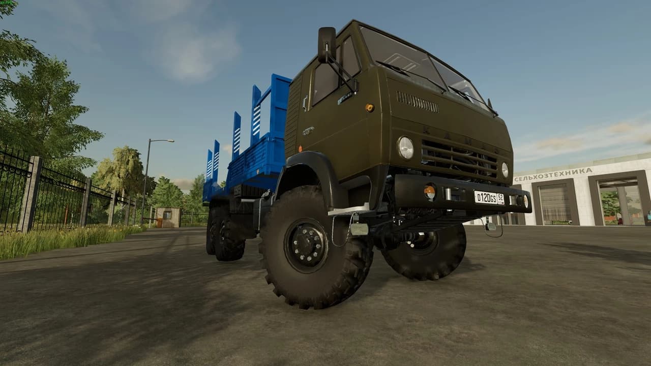 KAMAZ 43118 TRUCK + TRAILER