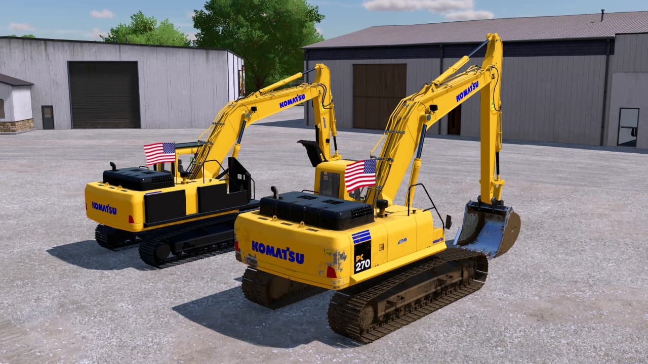 KOMATSU 7 EXCAVATOR PACK