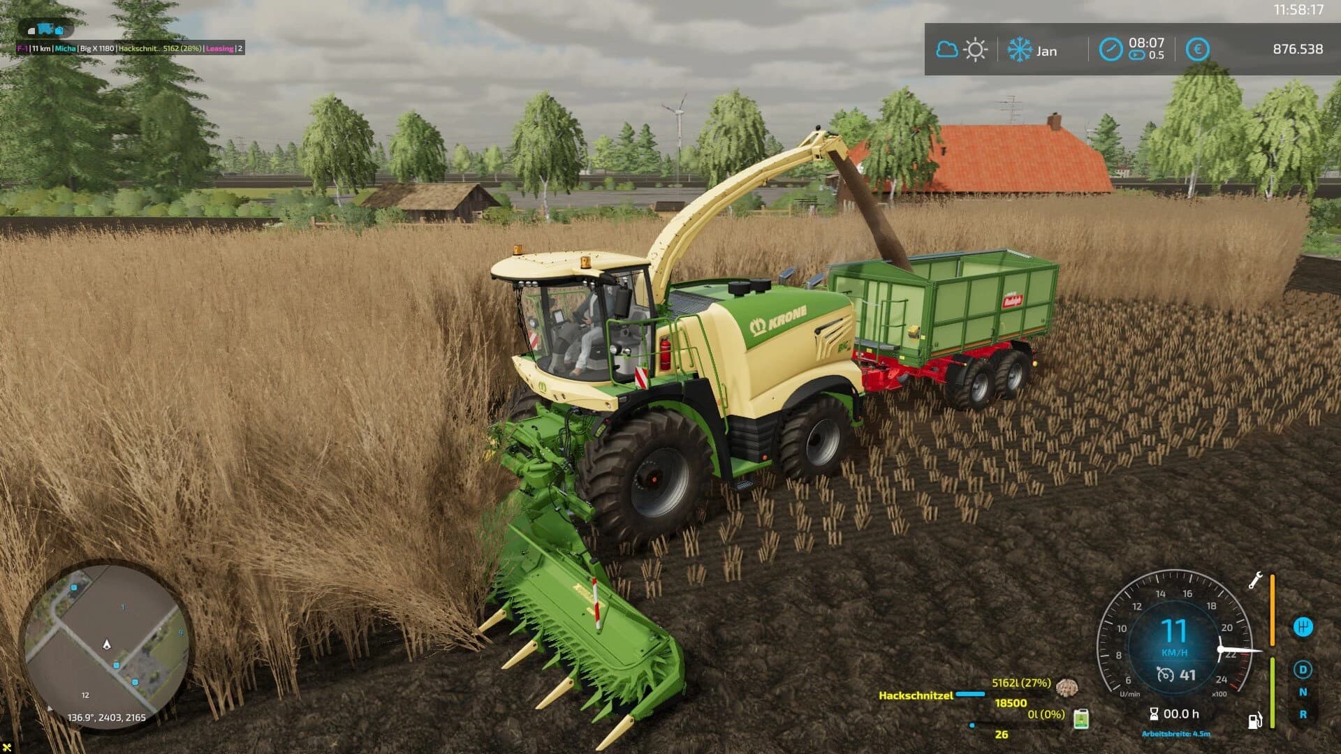 KRONE X-COLLECT 900-3 PAPPELSCHNEIDWERK