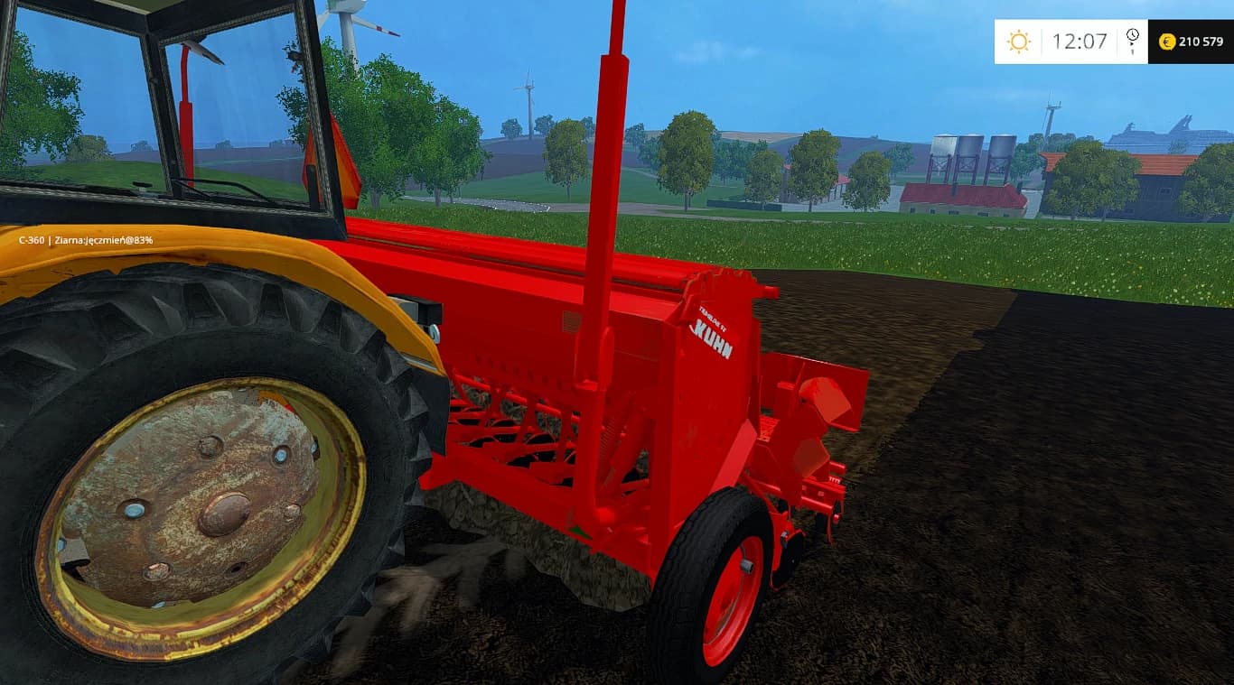 KUHN TRAMLINE SX SEMOIR NEW RED HIT EXTRA