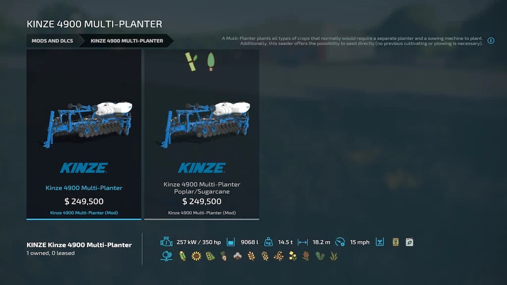 Kinze 4900 Multi-Planter Pack