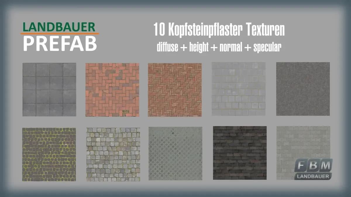 LANDBAUER PAVING STONES PREFAB