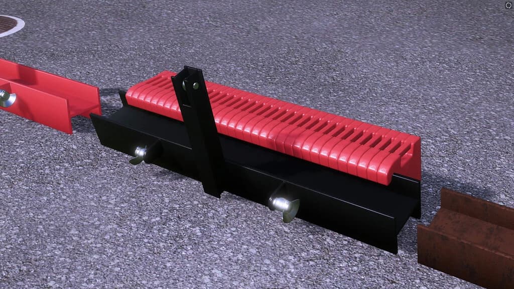 LEVELING BLADE WITH WEIGHTS