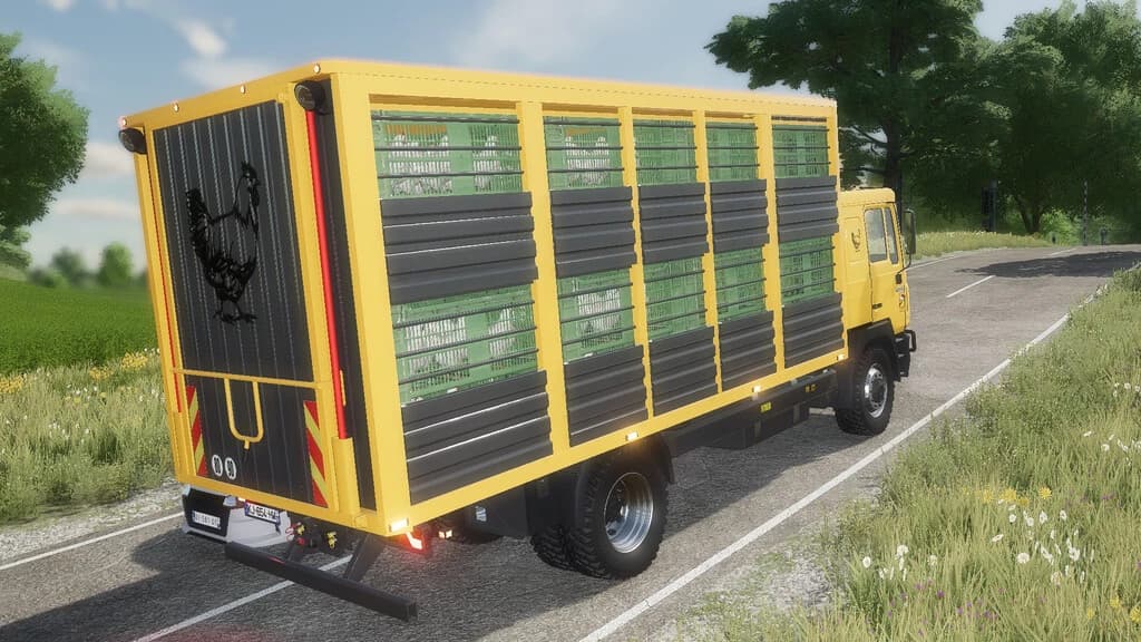 LIVESTOCK TRANSPORTER MAN 19.403