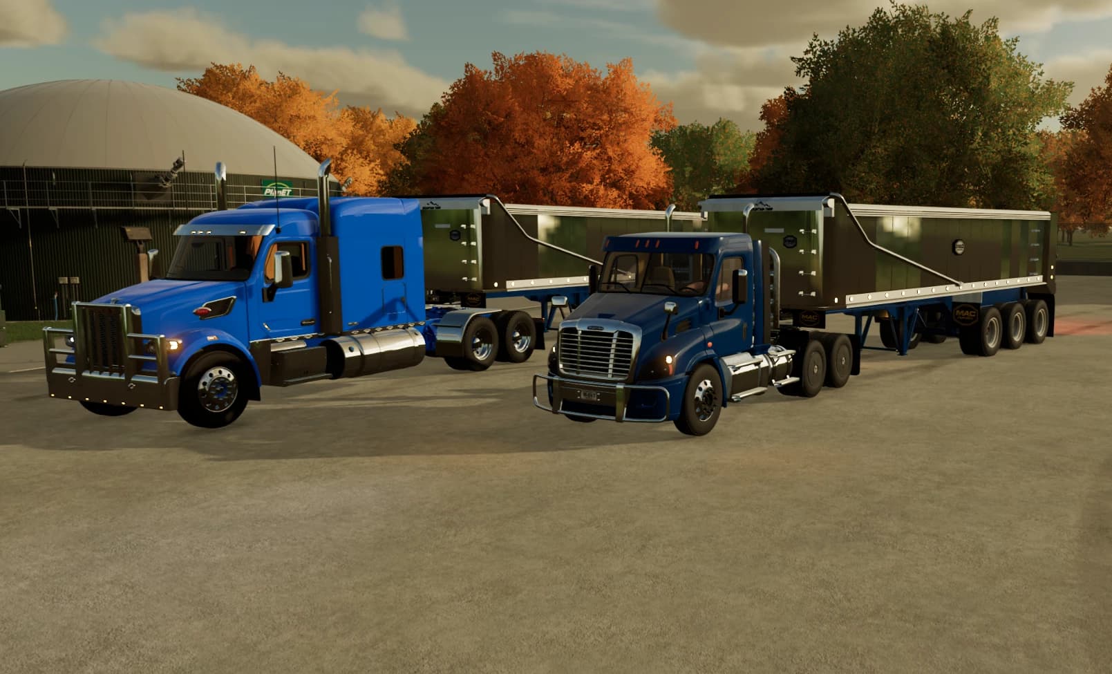 MAC TRI-AXLE END DUMP TRAILER