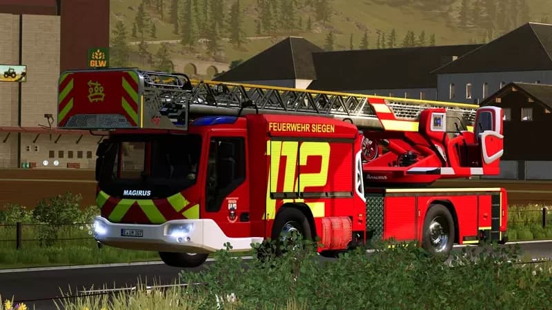 MAGIRUS M32L AS N.B. TURNTABLE LADDER