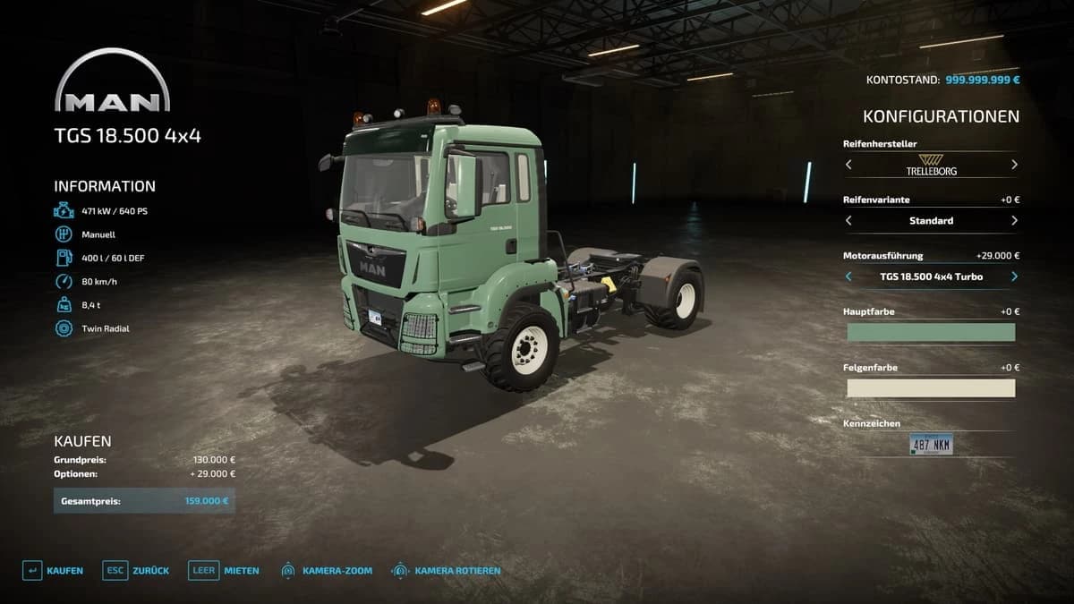 MAN TGS 18.500 4X4 TURBO + KRAMPE SB3060