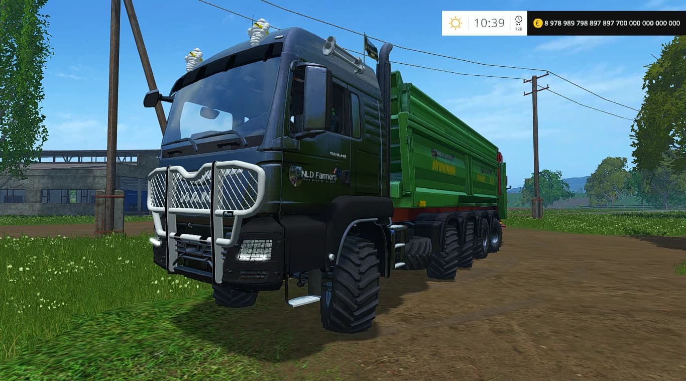 MAN TSG 10X8 NEW COLOR MANURE SPREADER