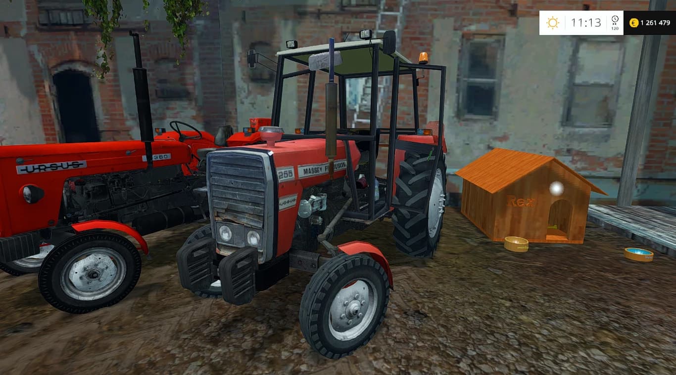 MASSEY FERGUSON 255 2WD PERKINS FL OLD CAB RED