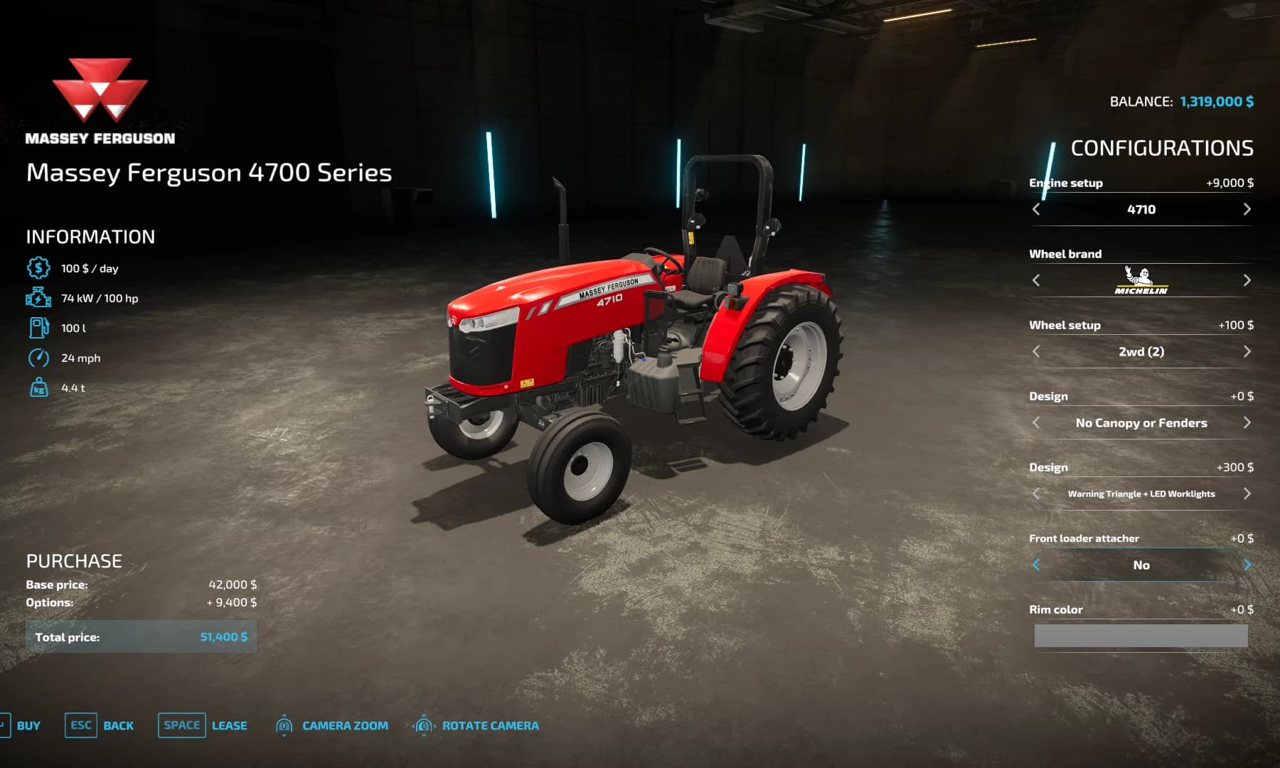 MASSEY FERGUSON 4700 GLOBAL SERIES