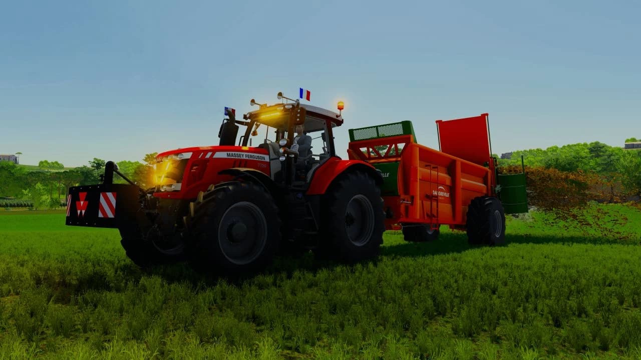 MASSEY FERGUSON 7724 + BUMPER IRL