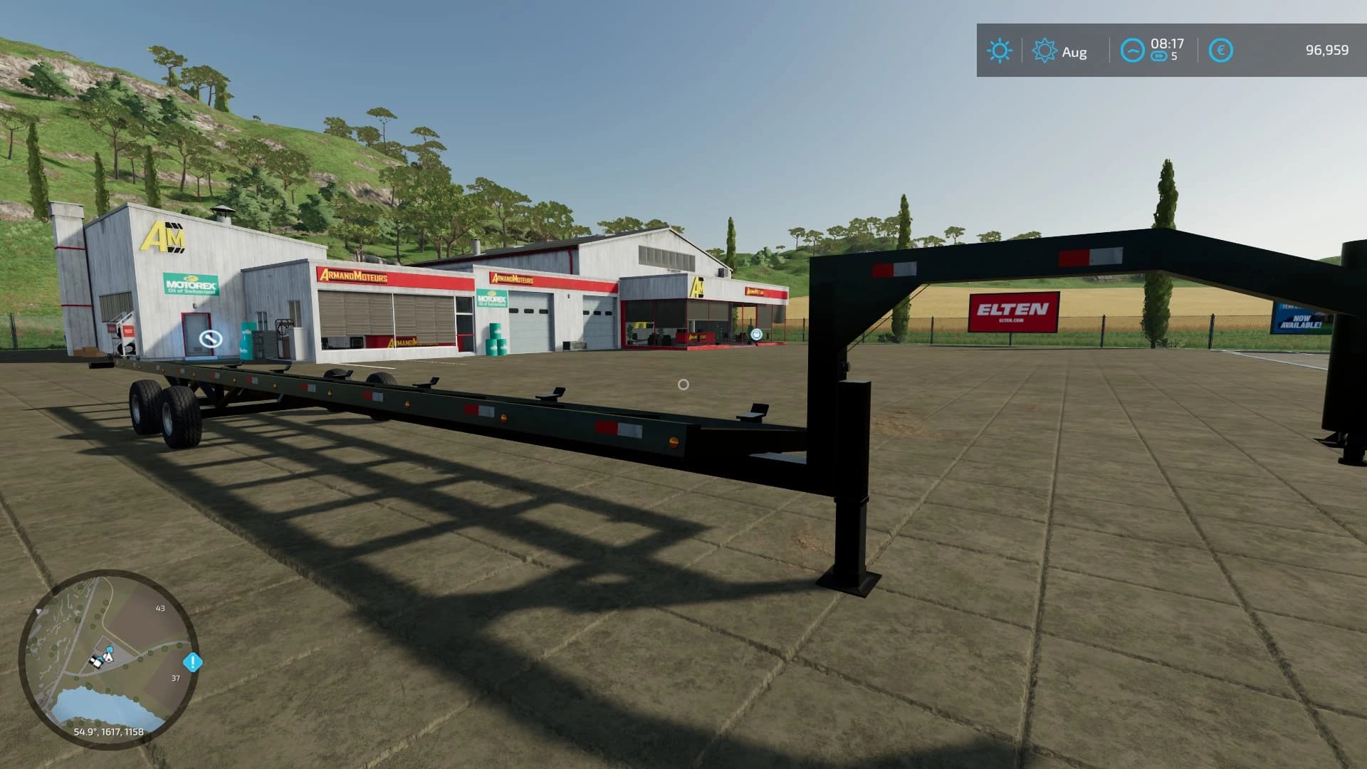 MAURER GOOSENECK HEADER TRAILER