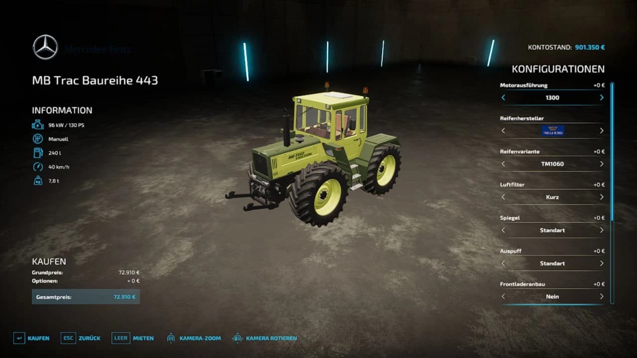 MB TRAC 443