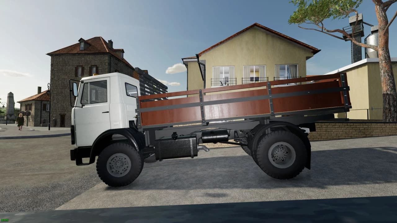 MERCEDES BENZ 817 WOODEN TIPPER