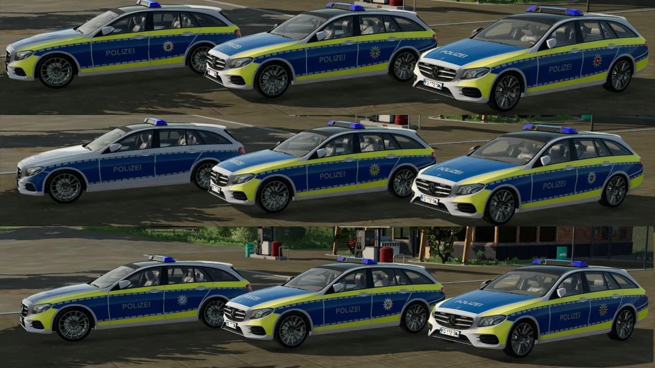 MERCEDES-BENZ E-CLASS 2016 POLICE SKIN PACK