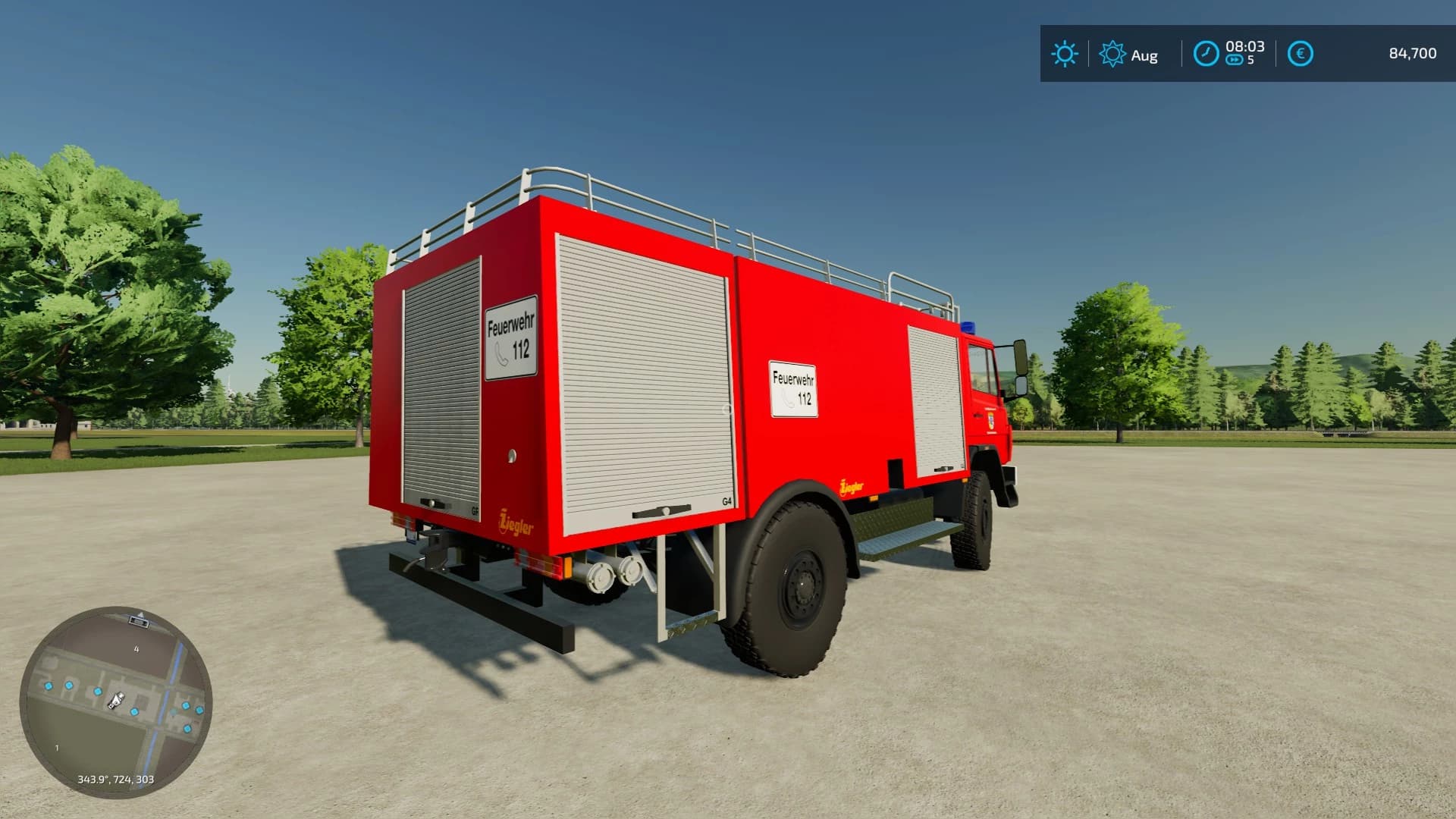 MERCEDES BENZ LK 1124 AFE ZIEGLER TLF 16/45