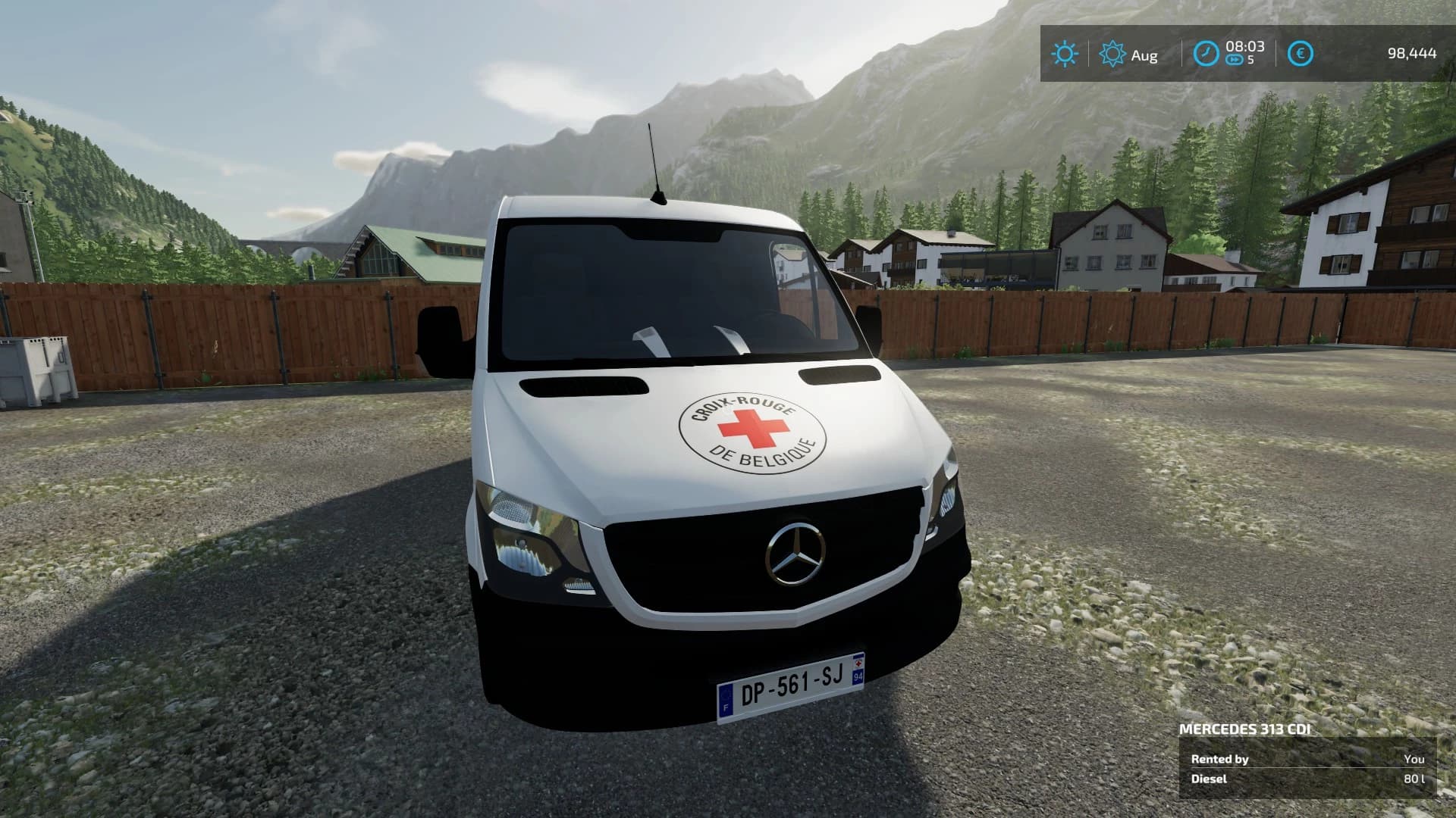 MERCEDES SPRINTER CROIX ROUGE