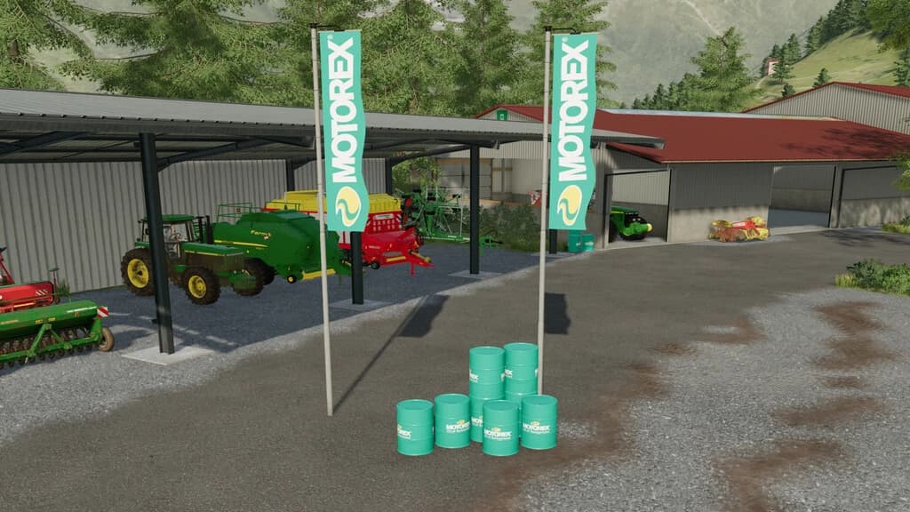 MOTOREX OILBARREL/FLAG