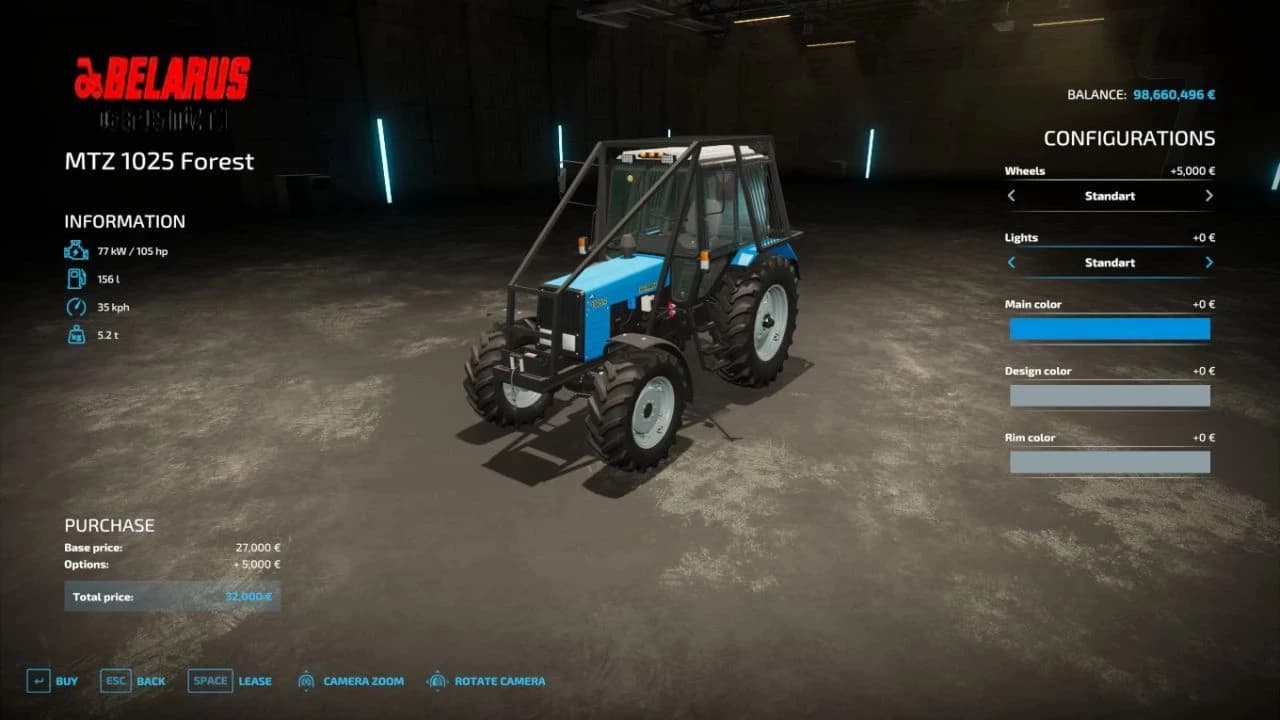 MTZ 1025 FORESTRY