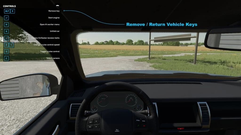 MULTIPLAYER VEHICLE KEYS