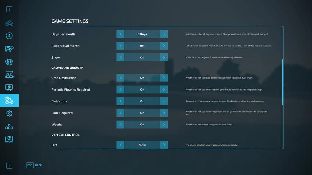 NEW CAREER DEFAULTS