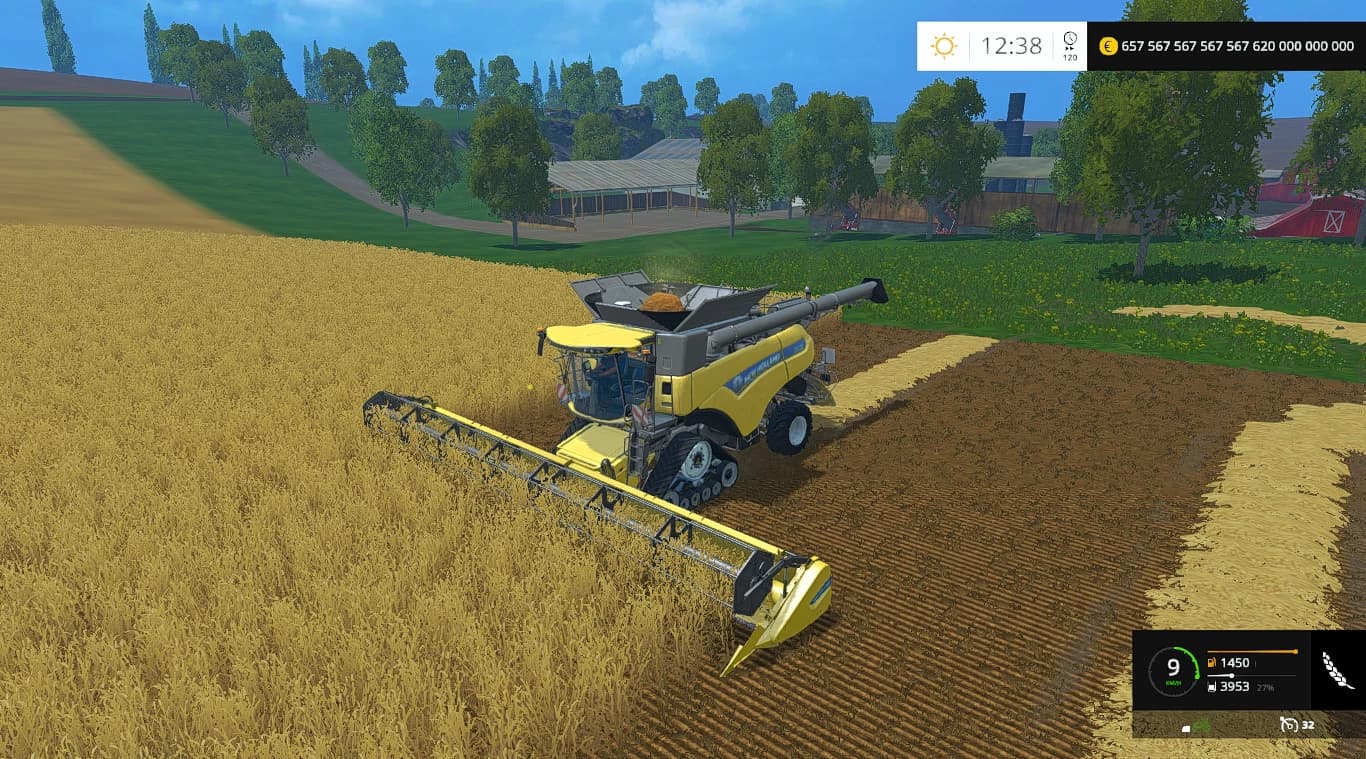 NEW HOLLAND CR 1090 NEW GOLD BLACK